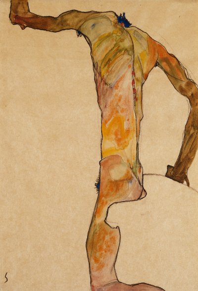 Nu masculin, 1910 - Egon Schiele