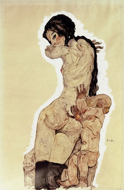 Mère et enfant, 1910 - Egon Schiele