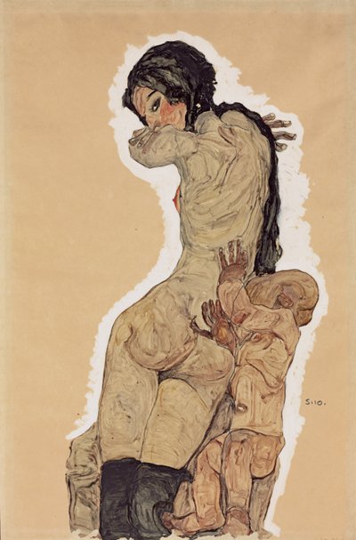 Mère et enfant - Egon Schiele