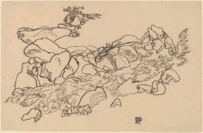 Ruisseau de Montagne - Egon Schiele