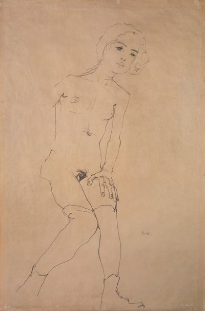 Nu, 1910 - Egon Schiele