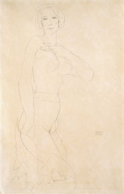 Jeune fille nue, 1912 - Egon Schiele