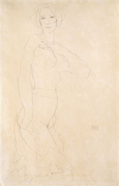 Jeune fille nue, 1912 - Egon Schiele