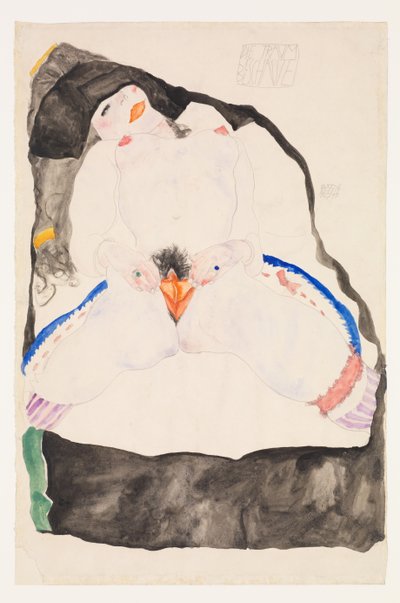 Observé dans un rêve, 1911 - Egon Schiele