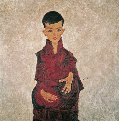 Portrait de Herbert Reiner, 1910 - Egon Schiele