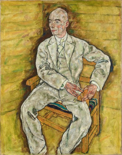 Portrait de Victor Ritter von Bauer, 1918 - Egon Schiele