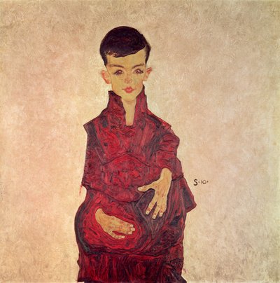 Rainerbub (Portrait de Herbert Rainer à environ 6 ans) 1910 - Egon Schiele