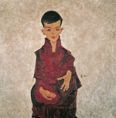 Reinerbub (Portrait de Herbert Reiner) - Egon Schiele