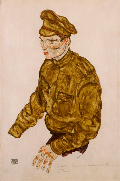 Prisonnier de Guerre Russe, 1916 - Egon Schiele