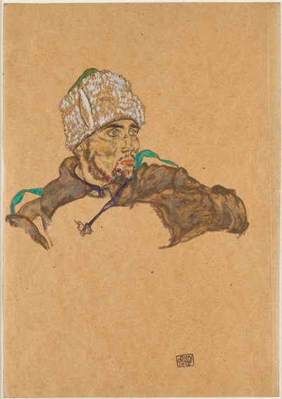 Prisonnier de guerre russe, 1915 - Egon Schiele