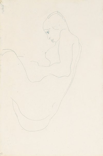 Nue assise, 1912 - Egon Schiele