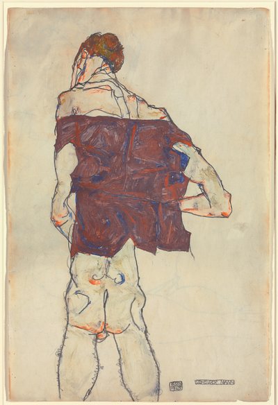 Homme debout, 1913 - Egon Schiele