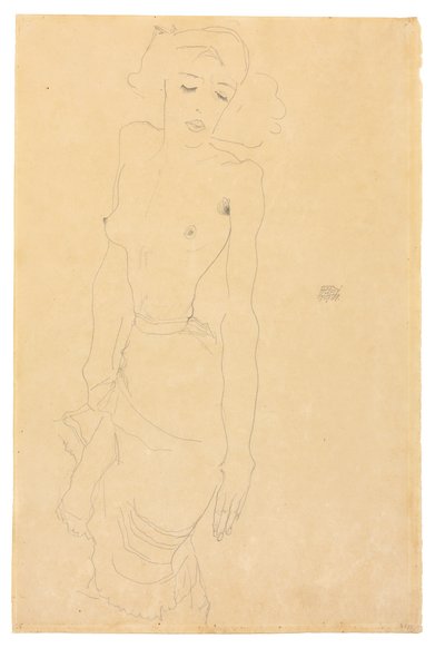 Femme debout, 1911 - Egon Schiele