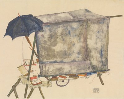 Chariot de rue - Egon Schiele