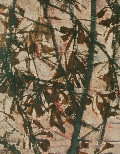 Versinkende Sonne (oil on canvas) - Egon Schiele