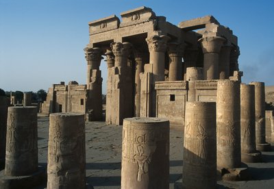 Vue du Double Temple romain et ptolémaïque de Sobek et Haroeris sur le Nil - Egyptian