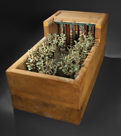 Modèle de porche et jardin du tombeau de Meketre, vers 1981-1975 av. J.-C. - Egyptian 12th Dynasty