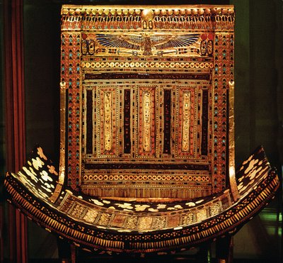 Chaise cérémoniale de Toutankhamon, (détail) - Egyptian 18th Dynasty