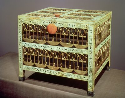 Coffre du trésor de la tombe de Toutankhamon - Egyptian 18th Dynasty