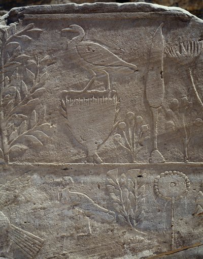 Détail de la scène commémorant l
