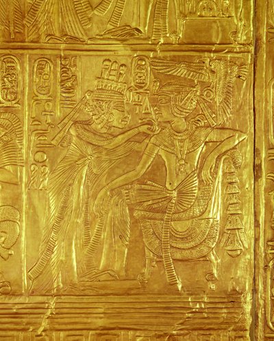 Détail du sanctuaire doré, de la tombe de Toutankhamon, Nouvel Empire - Egyptian 18th Dynasty