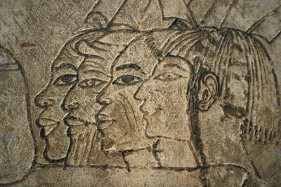 Égypte, Thèbes Ouest, Sheikh Abd el-Qurna. Tombe de Ramos. Dessins muraux - Egyptian 18th Dynasty