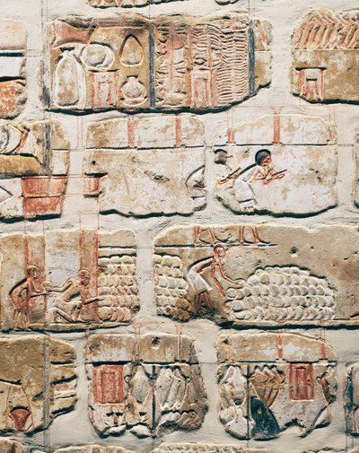 Civilisation égyptienne, fragments du mur de Talatat, du temple d