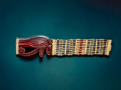 Bracelet flexible en perles, de la tombe de Toutankhamon, Nouvel Empire - Egyptian 18th Dynasty