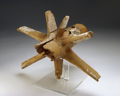 Moyeu et rayons de roue de char - Egyptian 18th Dynasty