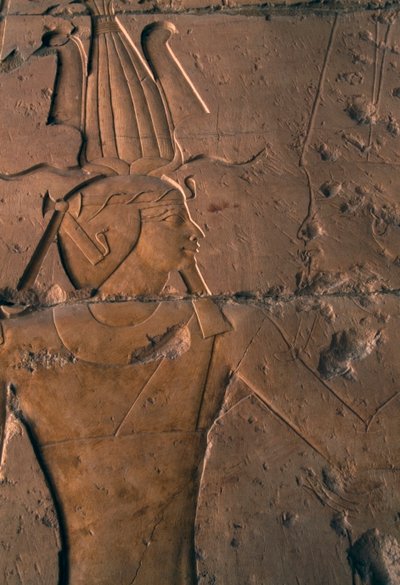 Relief peint, Temple mortuaire d