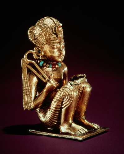 Pendentif représentant Amenophis III, de la tombe de Toutankhamon, Nouvel Empire - Egyptian 18th Dynasty