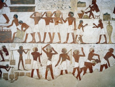 Potiers et ouvriers (détail) - Egyptian 18th Dynasty