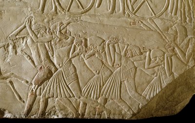 Relief de la tombe de Horemheb - Egyptian 18th Dynasty
