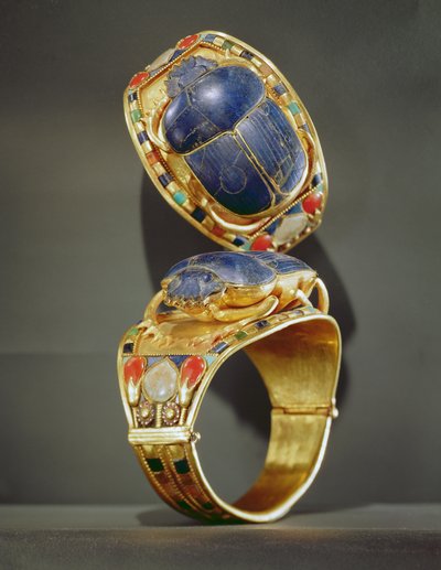 Bracelet Scarabée, de la Tombe de Toutânkhamon - Egyptian 18th Dynasty