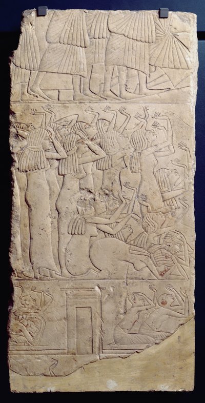 Scène de lamentation lors d