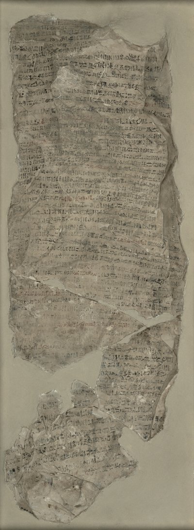 Ostracon de Sinuhe, Nouvel Empire (calcaire) - Egyptian 18th Dynasty