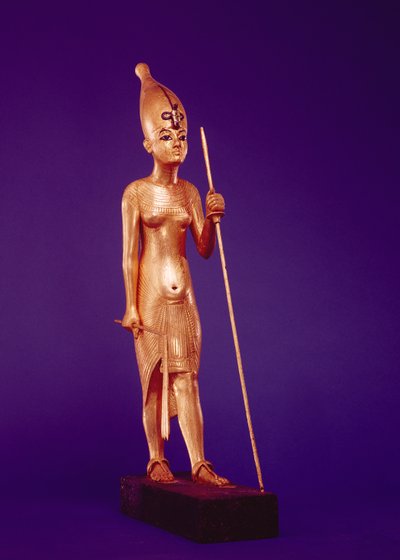 Statuette du roi, de la tombe de Toutankhamon (vers 1370-1352 av. J.-C.) Nouvel Empire - Egyptian 18th Dynasty