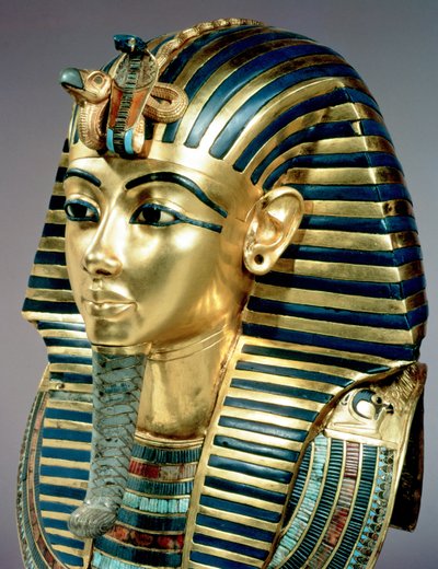 Masque funéraire en or, de la tombe de Toutankhamon - Egyptian 18th Dynasty
