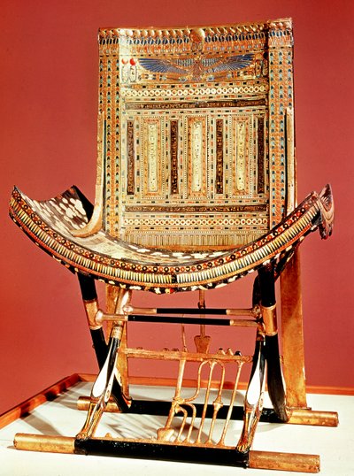 Trône ecclésiastique des pharaons, de la tombe de Toutankhamon - Egyptian 18th Dynasty