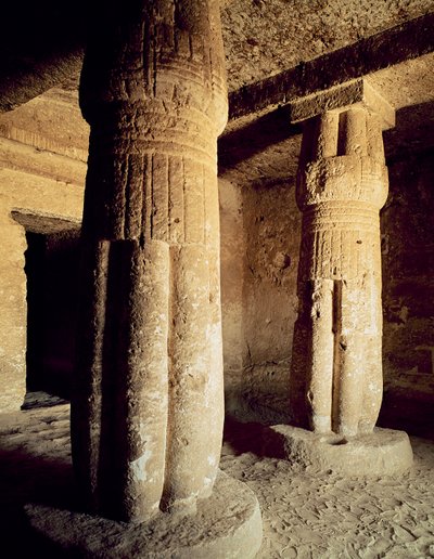 Vue de la chapelle funéraire de Meryre, Nouvel Empire - Egyptian 18th Dynasty