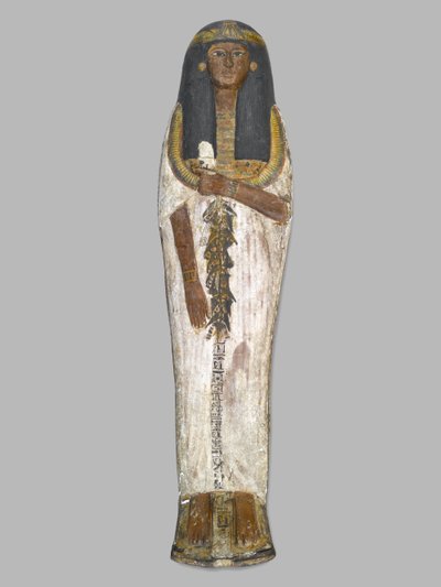 Cercueil de la Dame de la Maison, Weretwahset, réinscrit pour Bensuipet, trouvé à Thèbes, Nouvel Empire, c.1292-1190 av. J.-C. - Egyptian 19th Dynasty