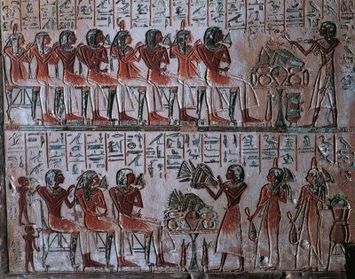 Détail de la stèle de Kara - Egyptian 19th Dynasty