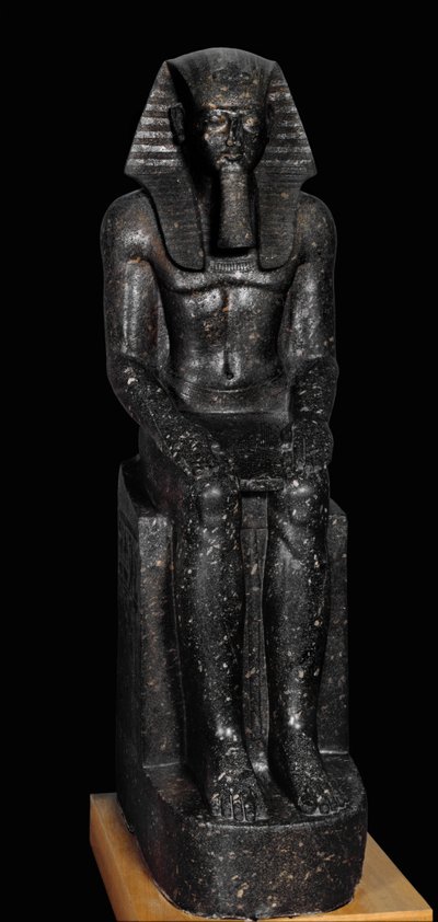 Statue en diorite du pharaon Ramsès II ... - Egyptian 19th Dynasty
