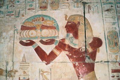 Égypte, Abydos, Temple du pharaon Séthi Ier, chapelle d