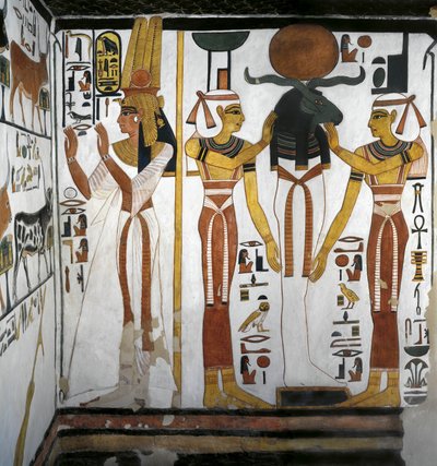 Égypte, Thèbes, Louxor, Vallée des Reines, Tombe de Néfertari, annexe à l