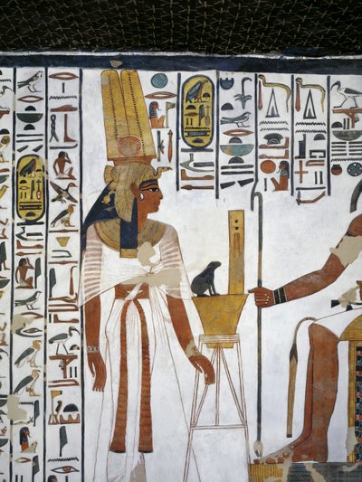 Égypte, Thèbes, Louxor, Vallée des Reines, Tombe de Néfertari, Annexe à l