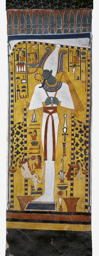 Égypte, Thèbes, Louxor, Vallée des Reines, Tombe de Néfertari, peinture murale d