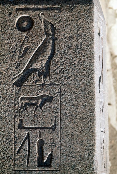 Hiéroglyphe avec le nom d