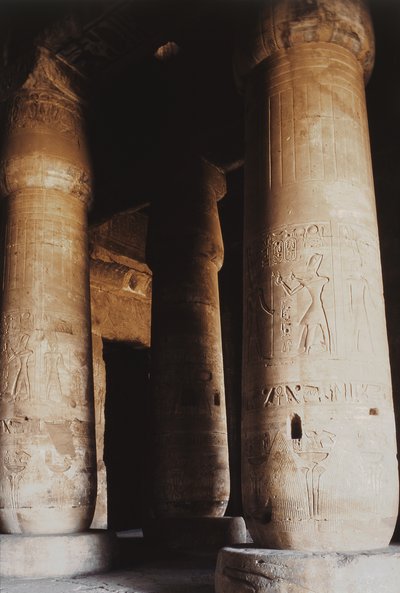 Intérieur de la première salle hypostyle, Nouvel Empire - Egyptian 19th Dynasty