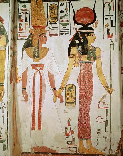 Isis et Néfertari, de la tombe de Néfertari, Nouvel Empire - Egyptian 19th Dynasty